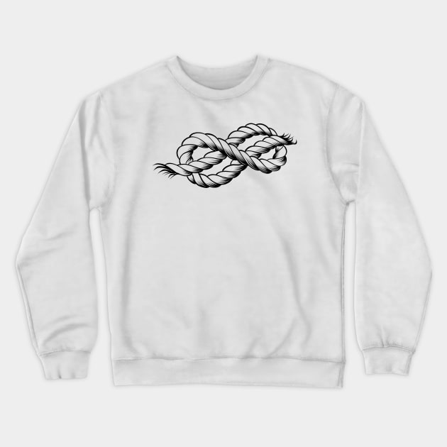 Rope Crewneck Sweatshirt by Adorline